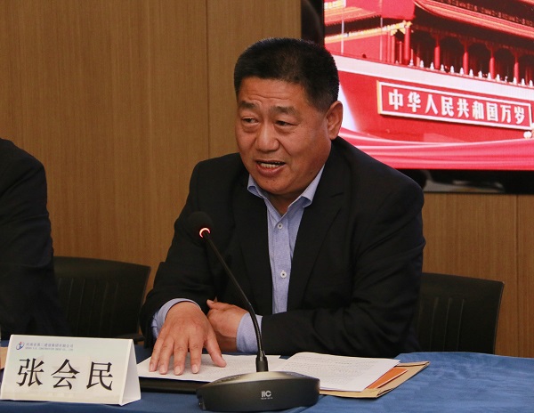 开元网页版党委书记张会民作《河南二建开元网页版党委2021年度工作报告》.jpg